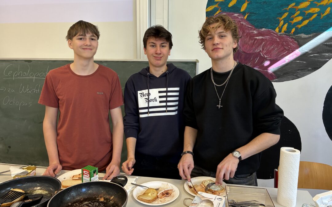 Kopffüßer in der Klusemann – Bericht Labor