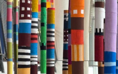 Die Inspirationsgeister – Kunstinstallation zum 35-jährigen Schuljubiläum